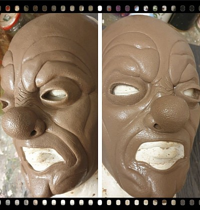 Custom mask sculpture